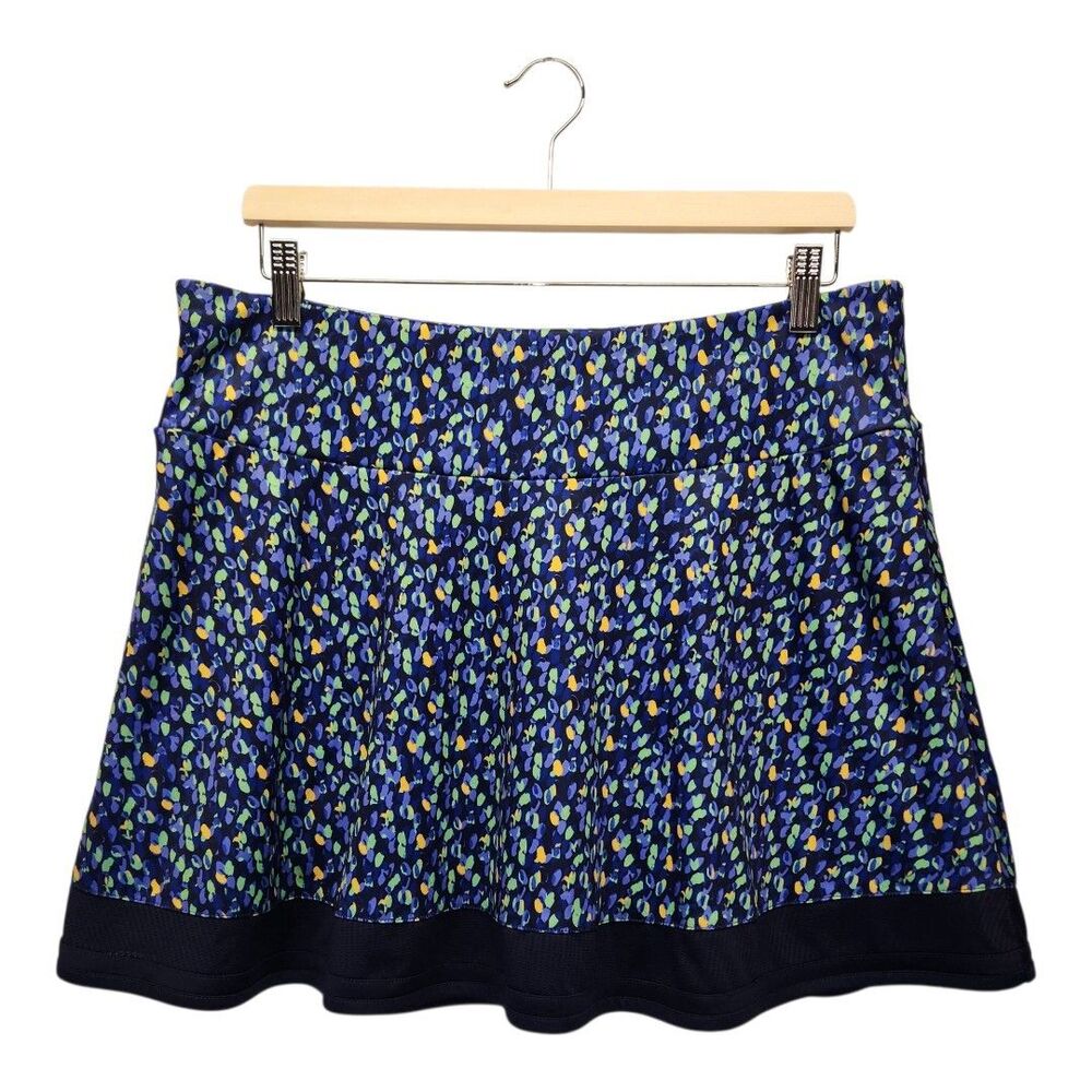 PGA Tour Women's Golf Pickleball Skort Blue Green Purple Large